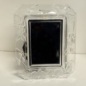 Home Beautiful Japan Clear Glass‎ Picture Frame 5x7 Vintage Floral Design